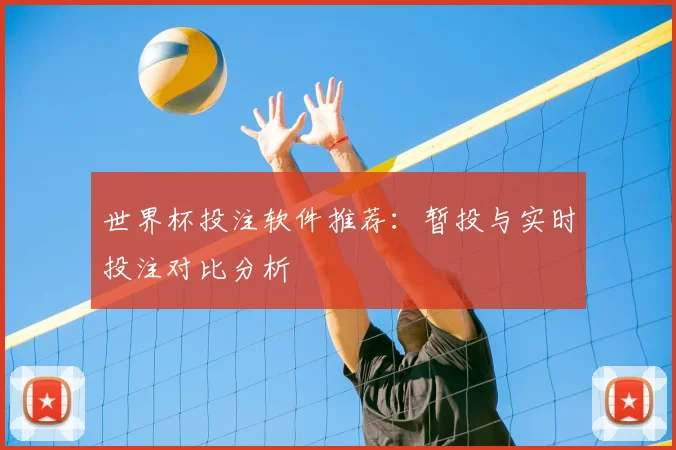 世界杯投注软件推荐:暂投与实时投注对比分析