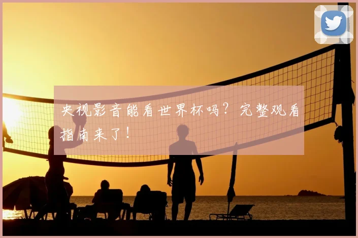 央视影音能看世界杯吗？完整观看指南来了！